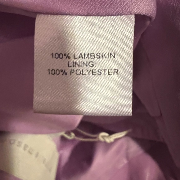 Michelle mason lilac leather skirt - Picture 6 of 6